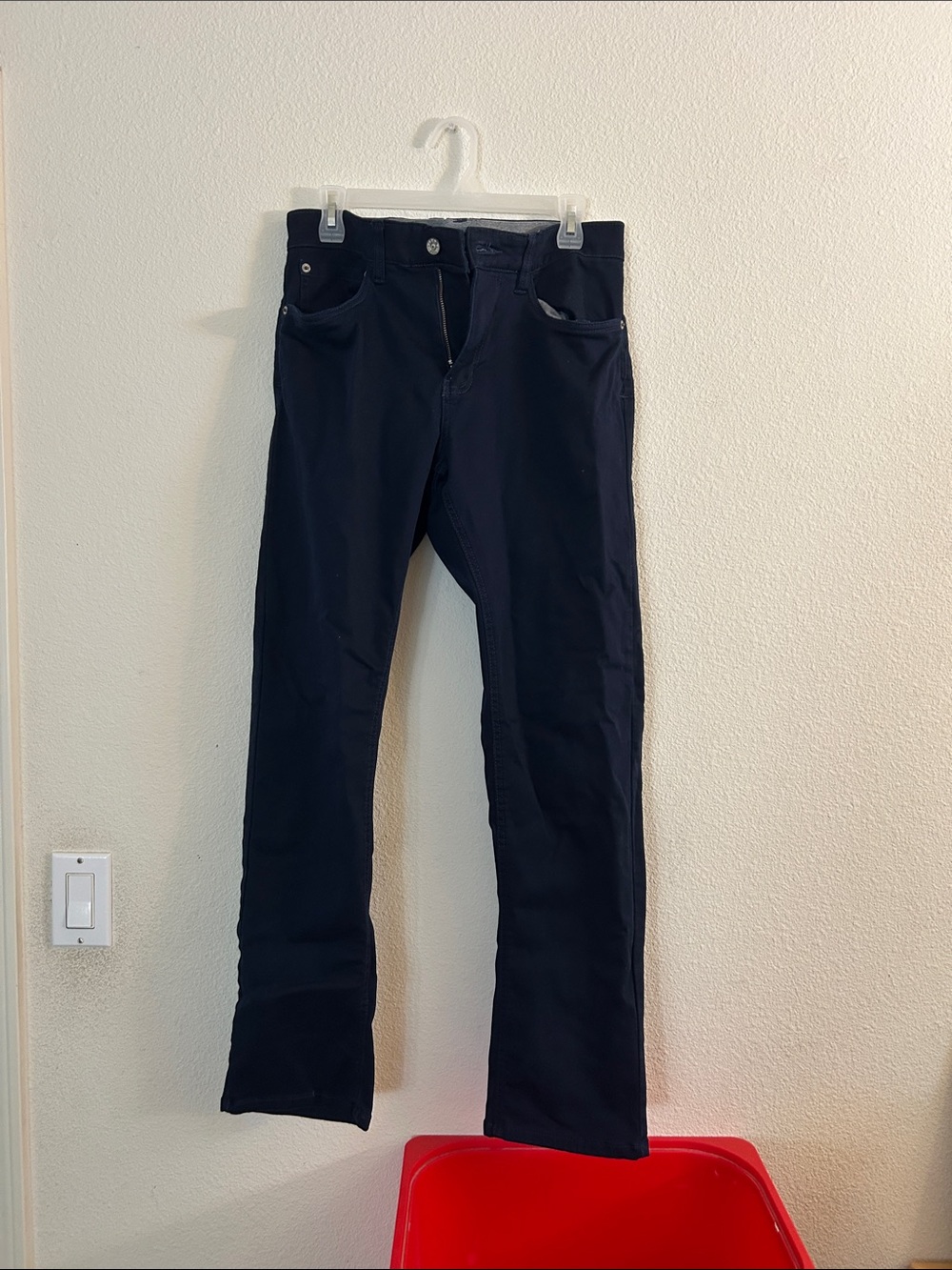 Izod Men's Straight Jeans in Navy